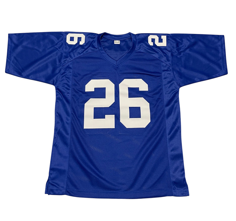 Devin Singletary New York Giants Autographed Custom Jersey Beckett COA