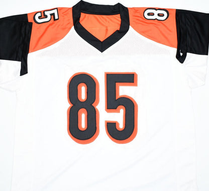 Chad Johnson Signed White Custom Football Jersey