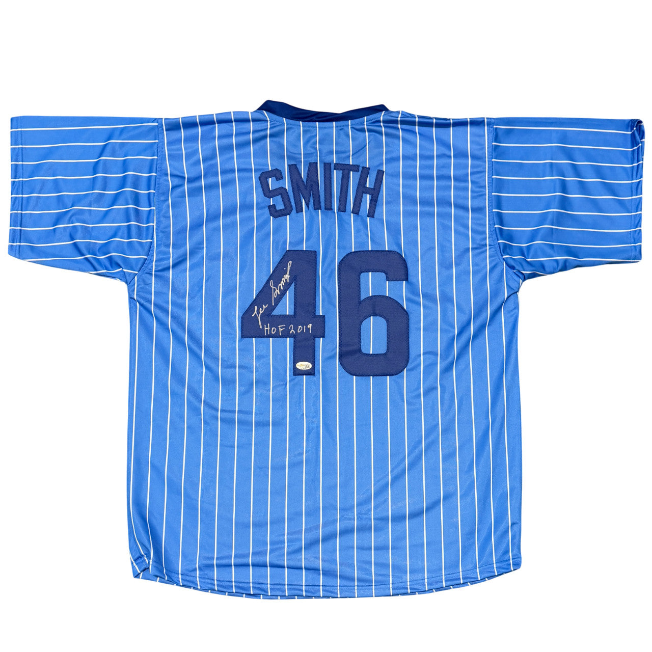 Lee Smith Signed Chicago Cubs Custom Jersey (HOF 2019)