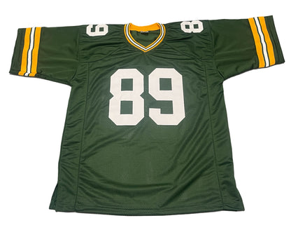 Dave Robinson Green Bay Packers Signed Custom Jersey (3 Inscriptions) BAS
