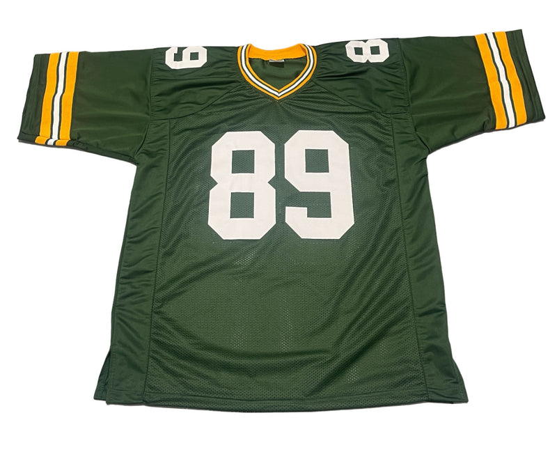 Dave Robinson Green Bay Packers Signed Custom Jersey (3 Inscriptions) BAS
