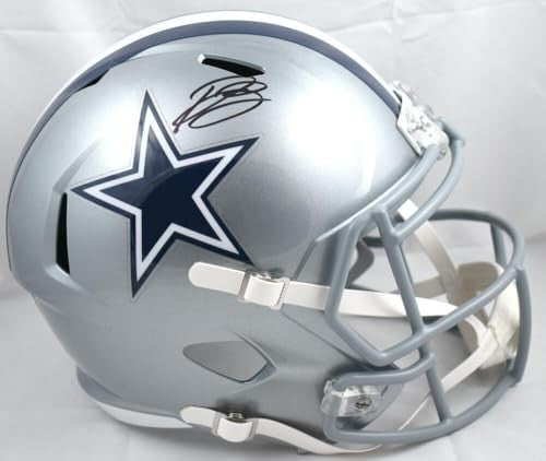 DaRon Bland Autographed Dallas Cowboys Full Size Speed Helmet - Black