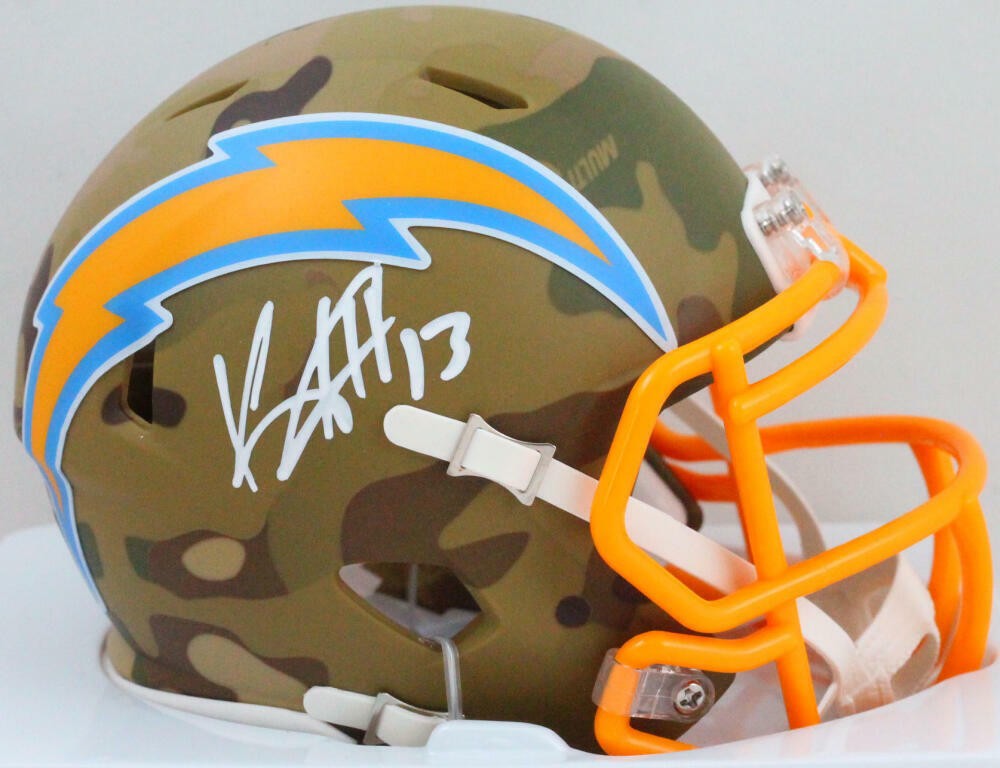 Keenan Allen Signed Los Angeles Chargers Camo Mini Helmet