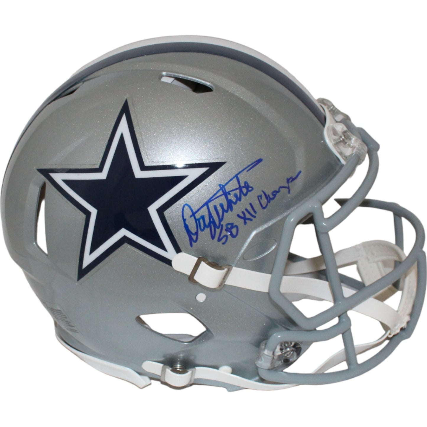 Danny White Dallas Cowboys Signed Authentic Full Size Helmet SB XII