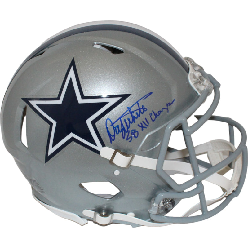 Danny White Dallas Cowboys Signed Authentic Full Size Helmet SB XII