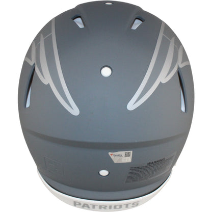 Tom Brady Signed New England Patriots Slate Authentic Full Size Helmet