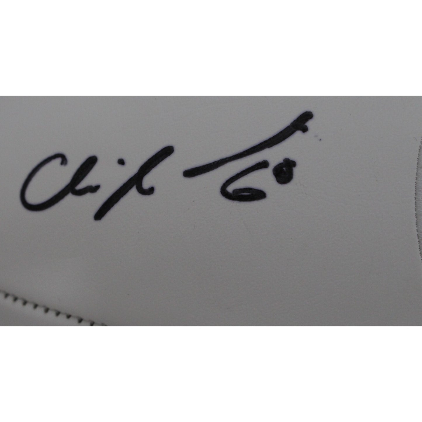 Chris Samuels Autographed Washington Redskins Logo Football (HTTR)