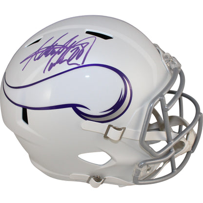 Adrian Peterson Autographed Minnesota Vikings 2024 Alternate Full Size Helmet
