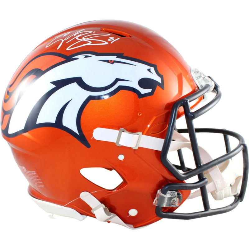 Champ Bailey Signed Denver Broncos Full Size Flash Helmet
