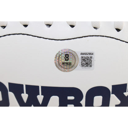 Demarcus Ware Autographed Dallas Cowboys Logo Football