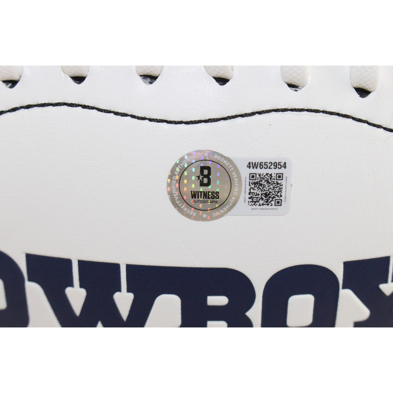 Demarcus Ware Autographed Dallas Cowboys Logo Football