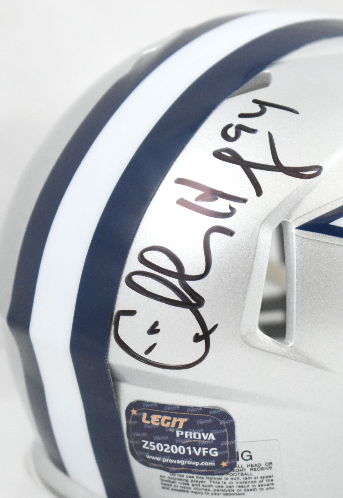 Charles Haley Signed Dallas Cowboys Speed Mini Helmet