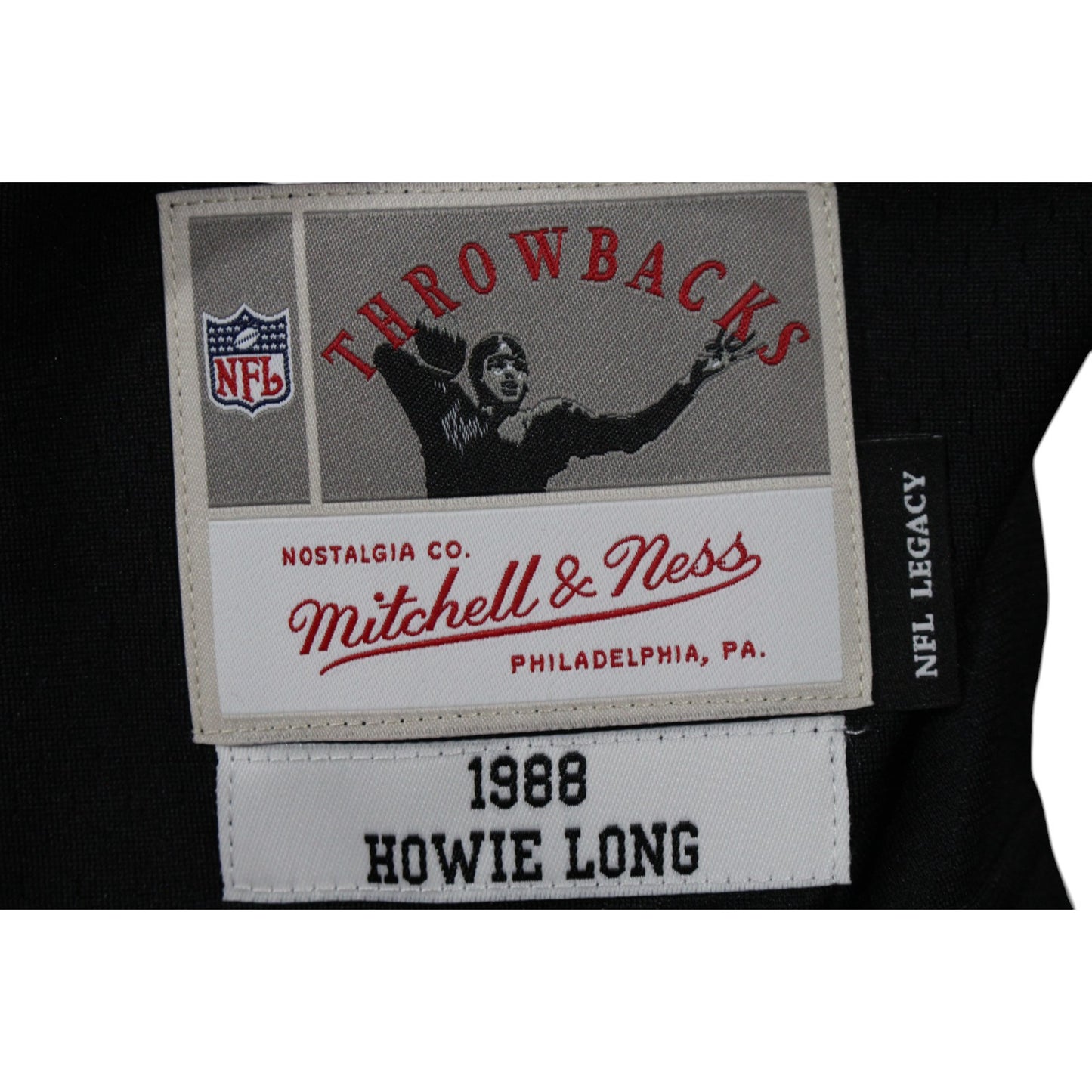 Howie Long Signed Oakland Raiders Mitchell & Ness Jersey 2 Inscriptions