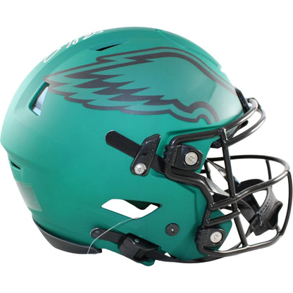 Brian Dawkins Signed Philadelphia Eagles Speedflex Rave Helmet