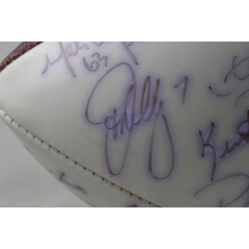 Joe Montana & John Elway Multi-Signed Wilson Logo Football (34 Sigs)