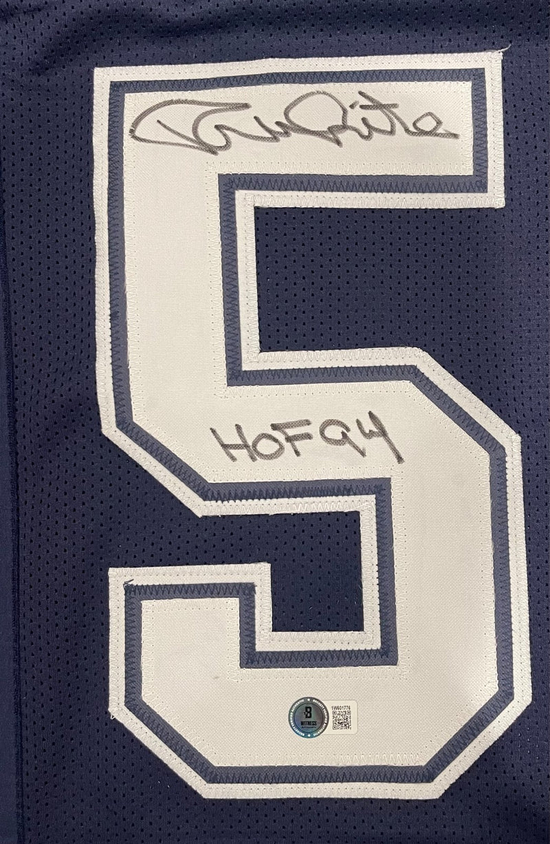 Randy White Signed Dallas Cowboys Custom Jersey (HOF 94) - Beckett BAS