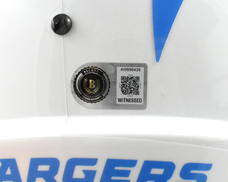 LaDainian Tomlinson Autographed Los Angeles Chargers Full Size Speed Helmet