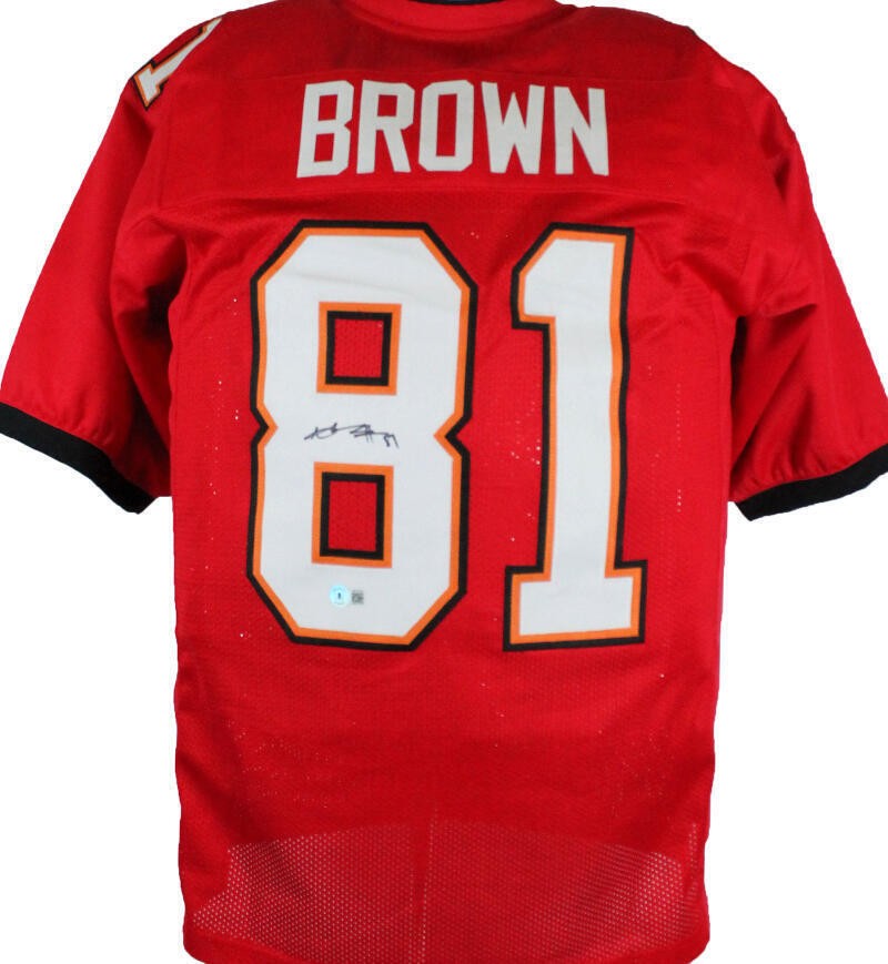 Antonio Brown Autographed Tampa Bay Buccaneers Red Custom Jersey