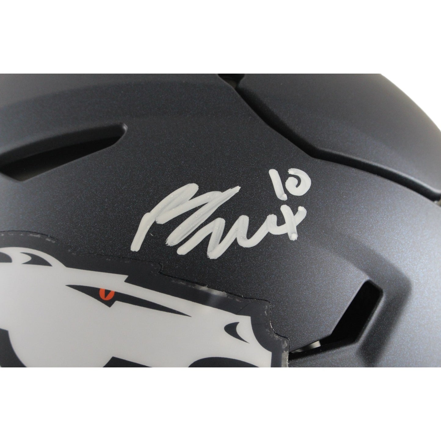 Bo Nix Autographed Denver Broncos SpeedFlex Full Size Helmet