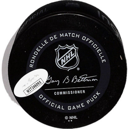 Nathan MacKinnon Signed Colorado Avalanche 2020 ASG Hockey Puck