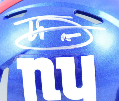 Tommy DeVito Signed New York Giants Speed Mini Helmet
