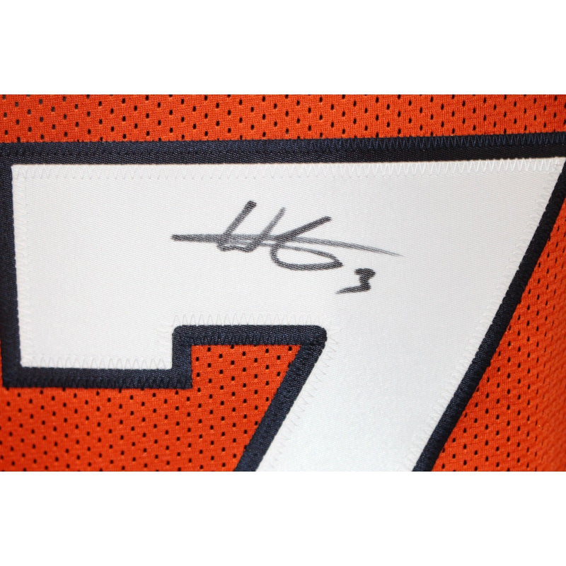 Wil Lutz Autographed Pro Style Orange Jersey (Beckett Witnessed)