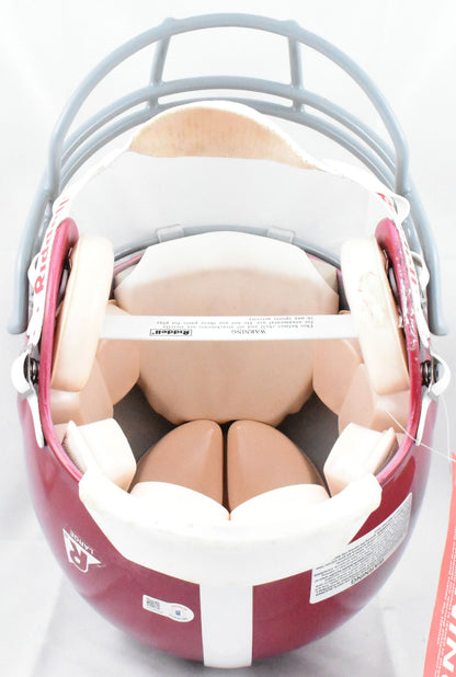 Bryce Young Autographed Alabama Crimson Tide Authentic Helmet - Heisman Inscription