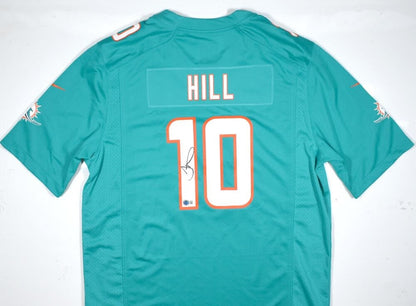 Tyreek Hill Signed Miami Dolphins Nike Teal Jersey