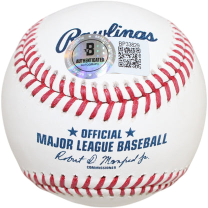 Nolan Ryan Autographed Texas Rangers OML Baseball (HOF Inscription)
