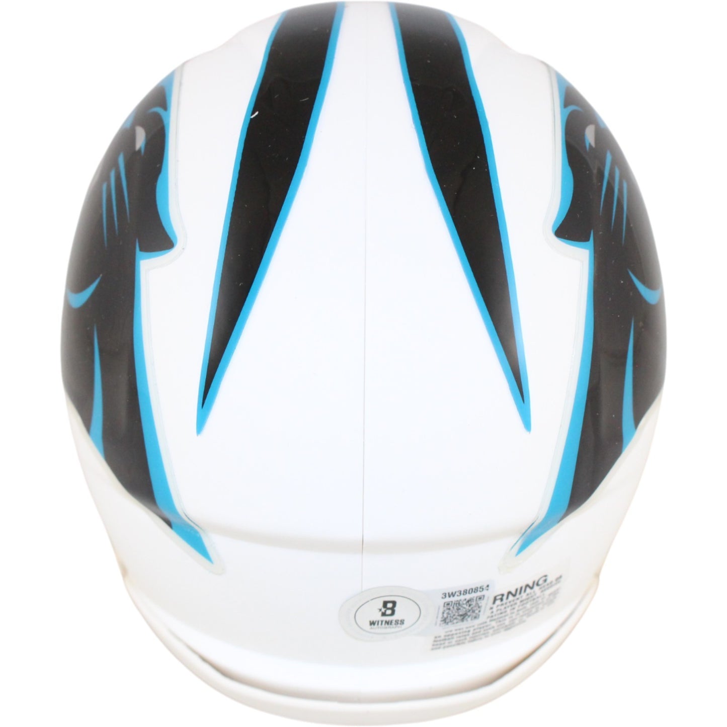 Julius Peppers Carolina Panthers Autographed Flat White Mini Helmet