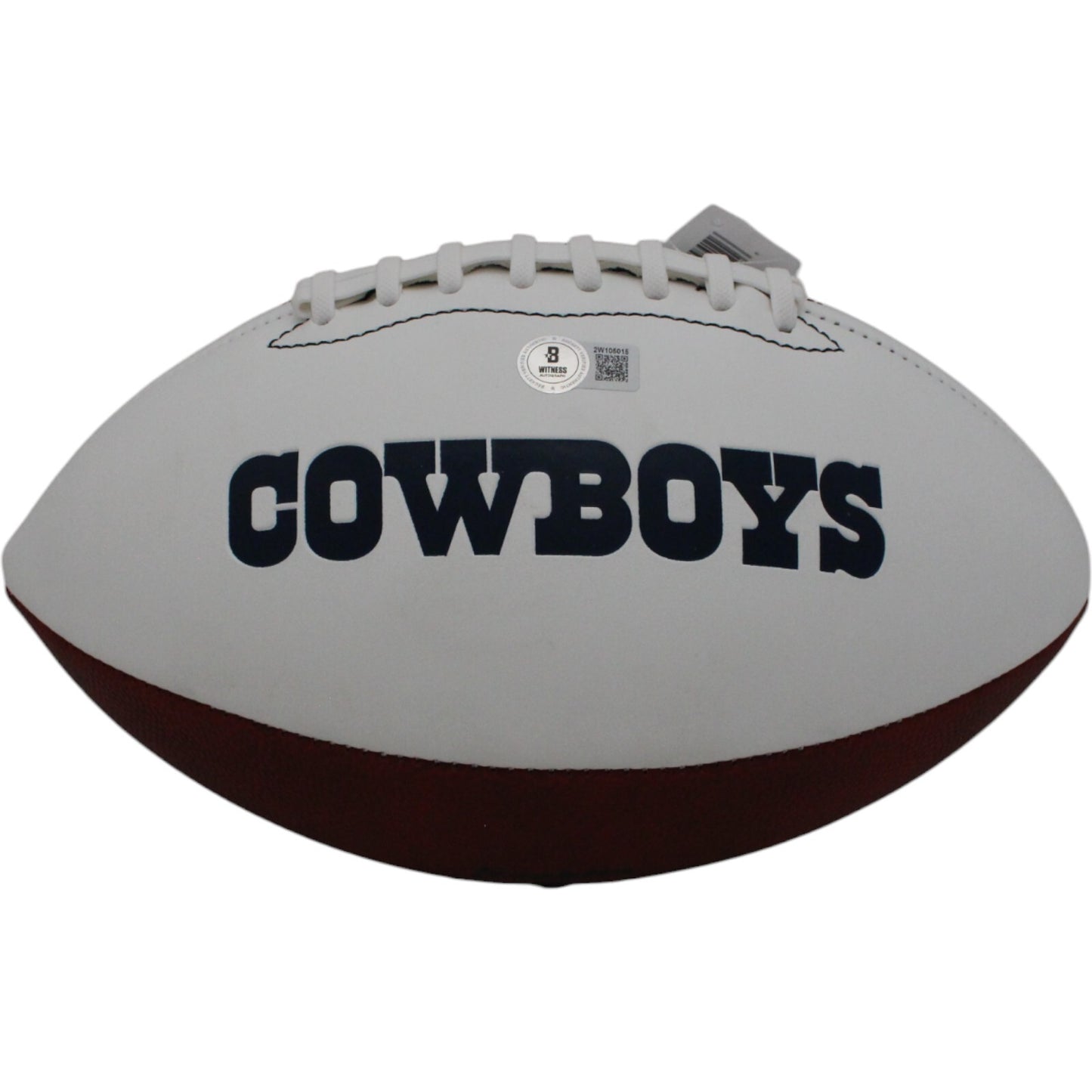 Emmitt Smith Signed Dallas Cowboys Logo Football (Beckett)