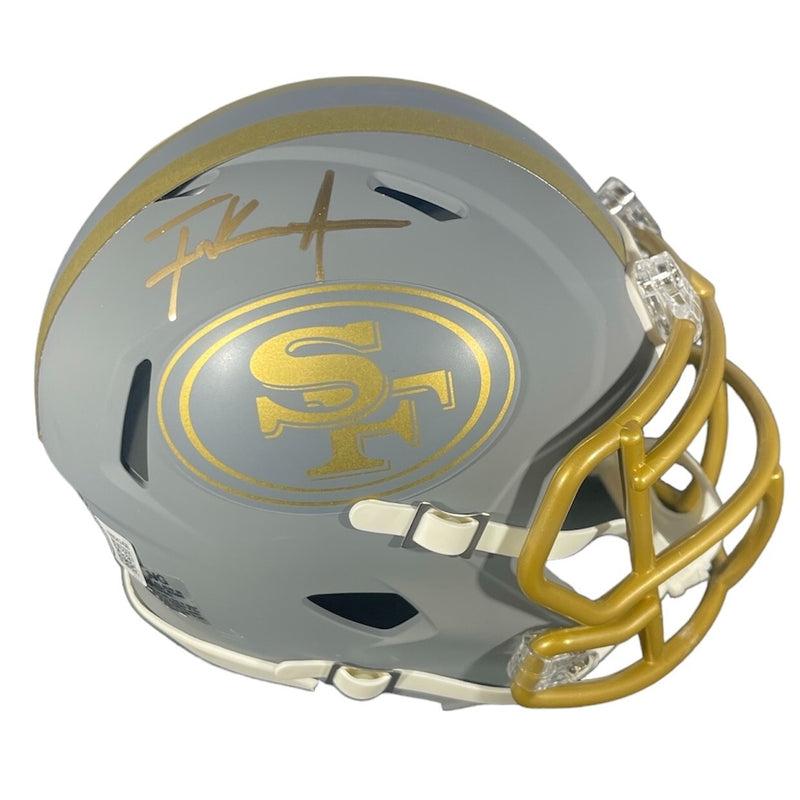 Frank Gore San Francisco 49ers Signed Slate Mini Helmet Beckett COA