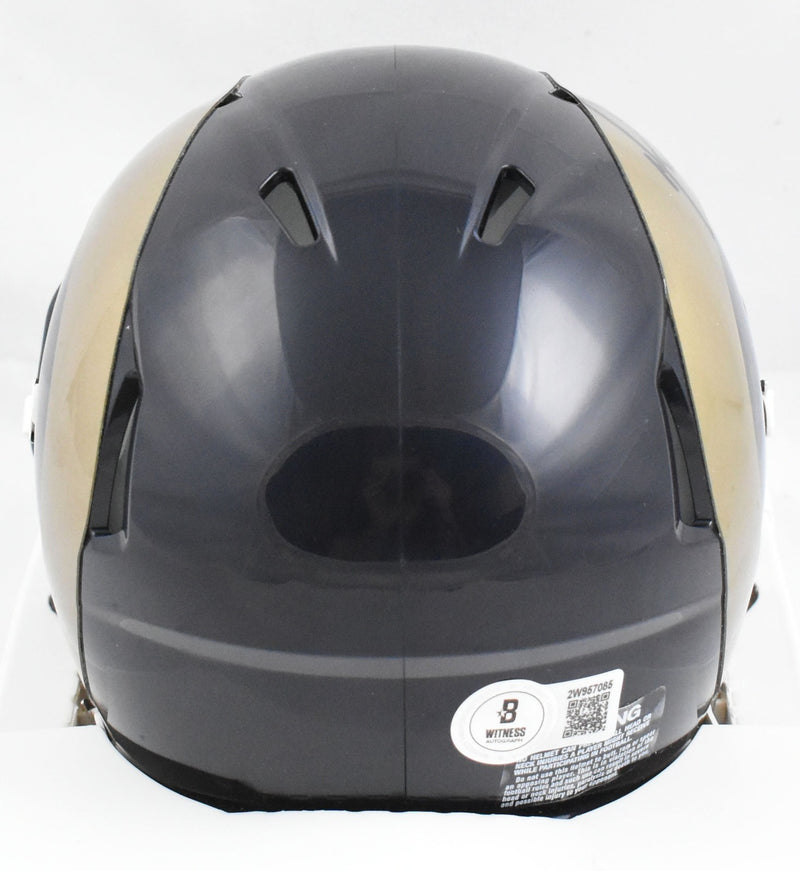 Marshall Faulk Signed St. Louis Rams Speed Mini Helmet