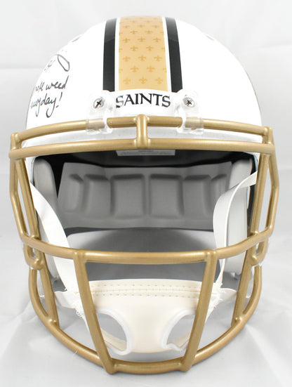 Ricky Williams Signed New Orleans Saints Full Size 2025 Alternate Helmet