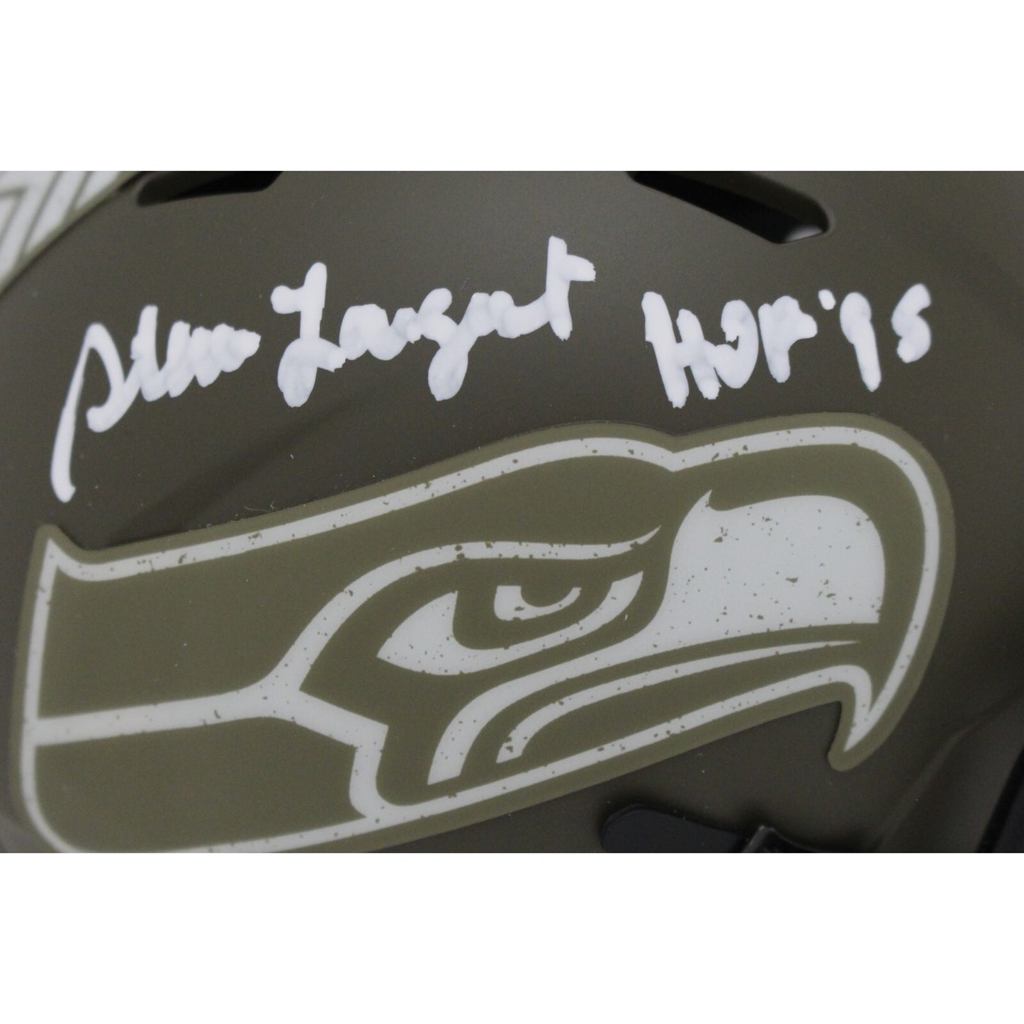 Steve Largent Autographed Seattle Seahawks 2022 STS Mini Helmet