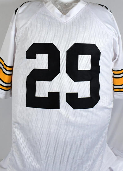 Barry Foster Signed Custom White Jersey "The NFL's Other Barry"