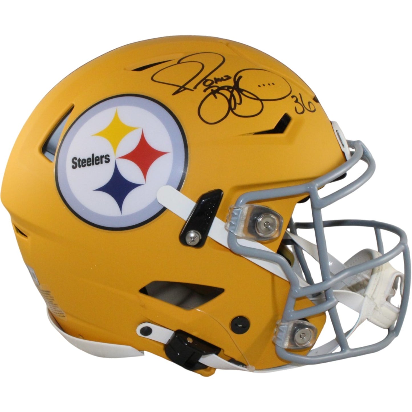 Jerome Bettis Signed Pittsburgh Steelers 2025 Alternate SpeedFlex Helmet