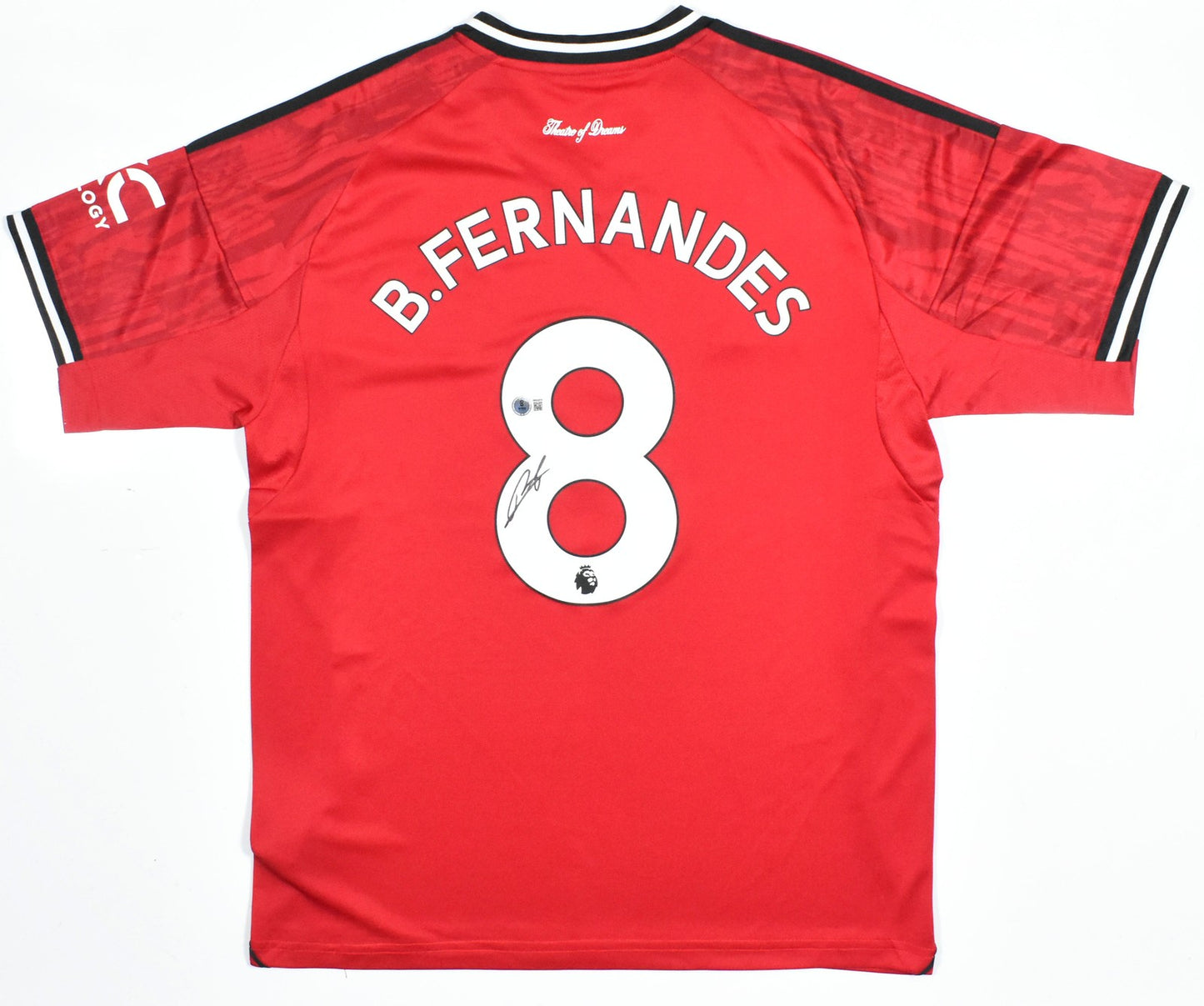 Bruno Fernandes Autographed Manchester United Home Jersey