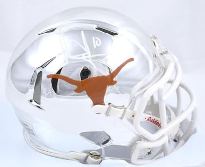 Vince Young Signed Texas Longhorns Chrome Speed Mini Helmet