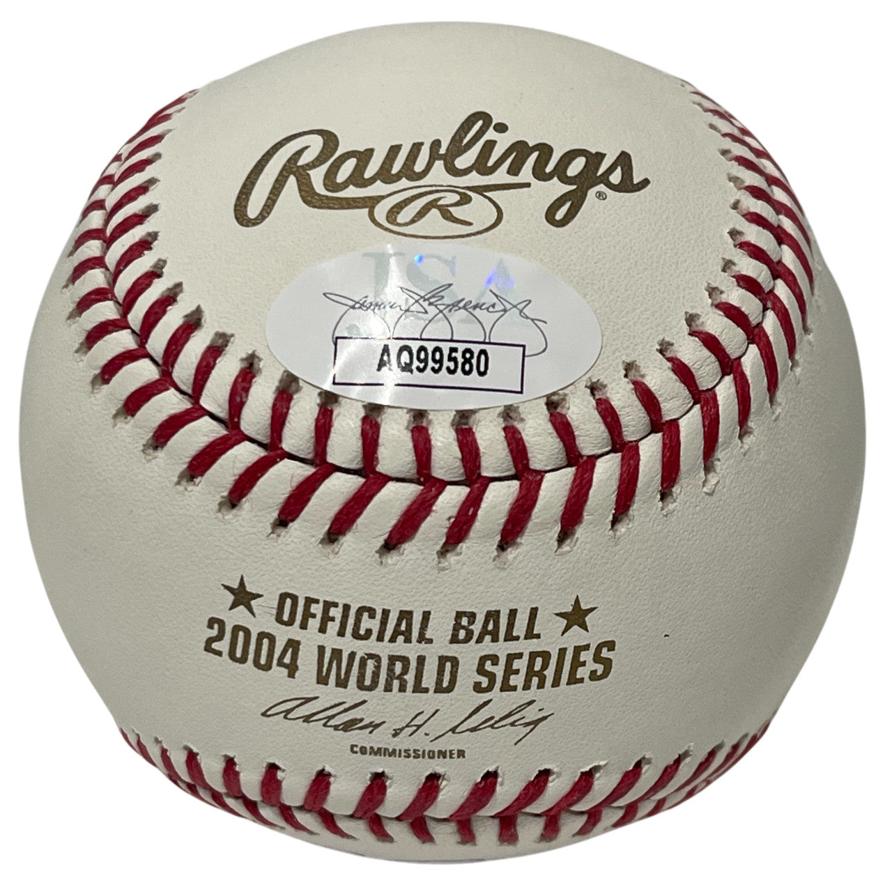 Terry Francona Signed 2004 World Series Baseball (Boston Red Sox)