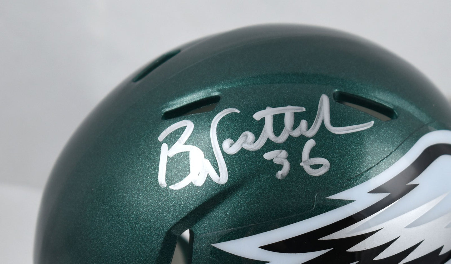 Brian Westbrook Autographed Philadelphia Eagles Speed Mini Helmet