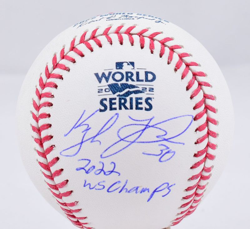 Kyle Tucker Autographed 2022 World Series Baseball with Inscription