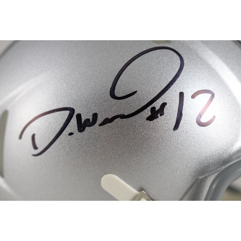 Denzel Ward Signed Ohio State Buckeyes Mini Helmet JSA