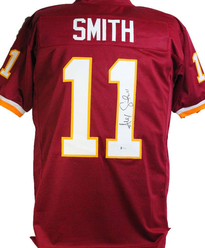 Alex Smith Autographed Maroon Custom Jersey