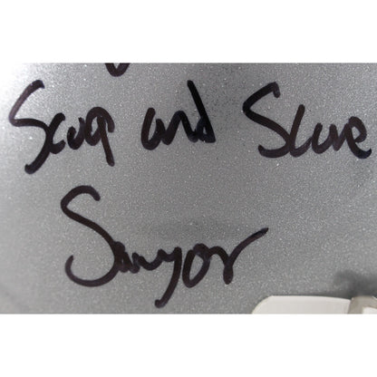 Jack Sawyer Signed Full Size Replica Helmet Ohio State Buckeyes Scoop & Score