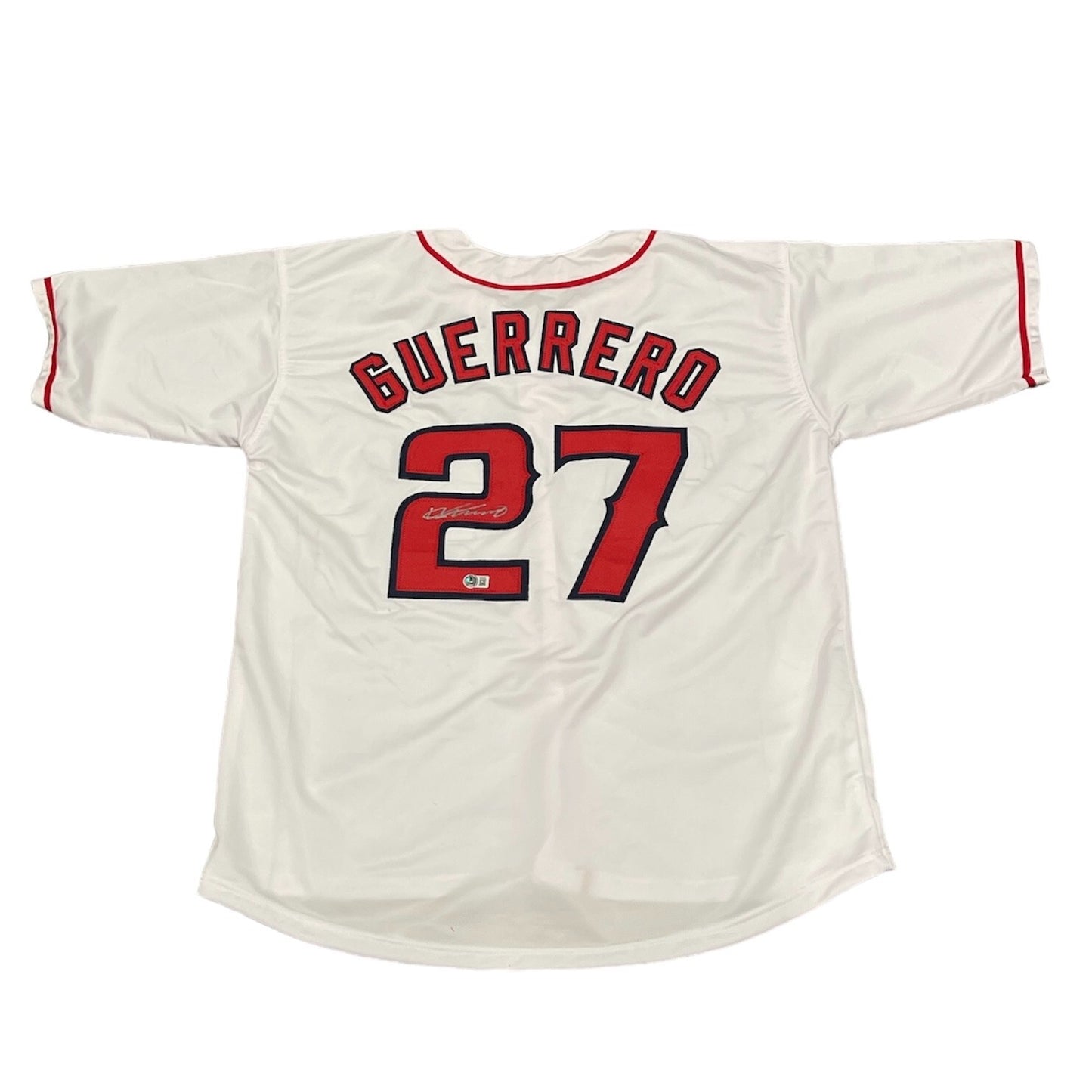 Vladimir Guerrero Signed Los Angeles Angels Custom Jersey (Beckett COA)