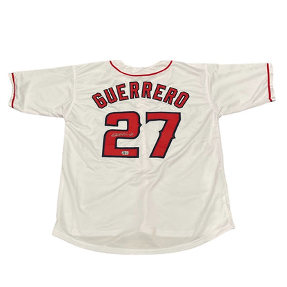 Vladimir Guerrero Signed Los Angeles Angels Custom Jersey (Beckett COA)