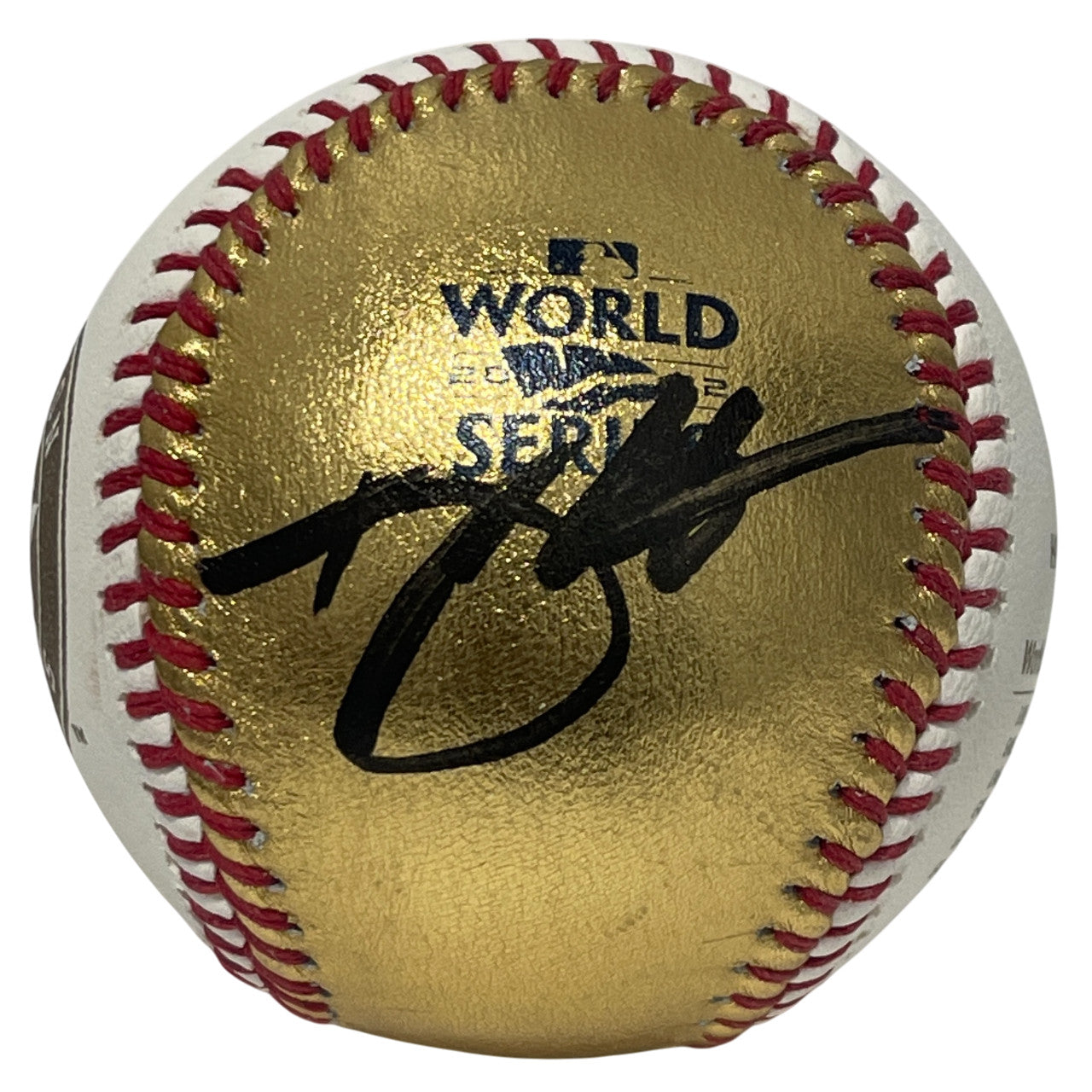 Trey Mancini Signed 2022 World Series Baseball (Beckett COA)