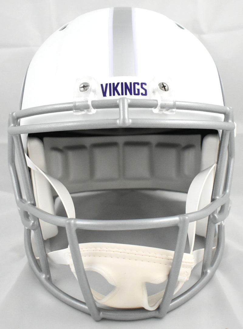 Justin Jefferson Autographed Minnesota Vikings 2024 Alternate Speed Helmet