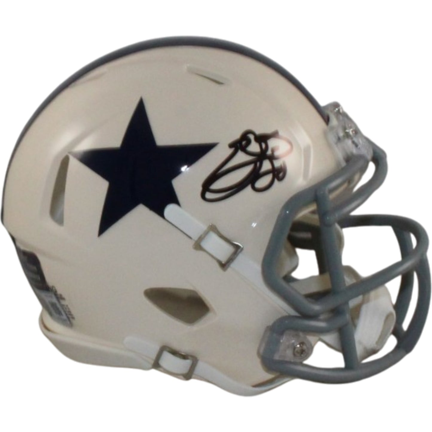 Emmitt Smith Autographed Dallas Cowboys Throwback Mini Helmet